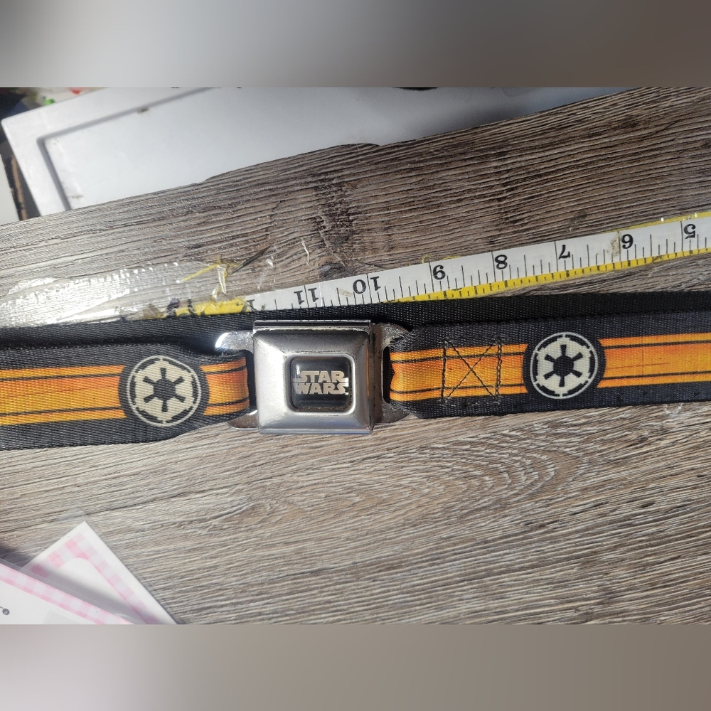 Star Wars Black and Orange Belt‎ with Iconic Design By Buckle Down